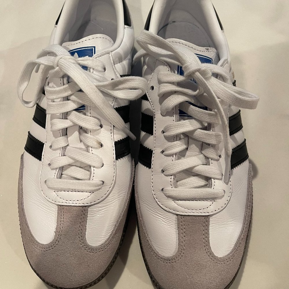 Mens Adidas Samba Classic OG Low White Black Gum - Size 7/Womens 8.5